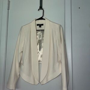 Forever 21 Cream Women's Blazer